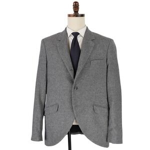 rag & bone Wool Blazer Jacket Sport Coat Tweed Size 42R Gray Made in USA